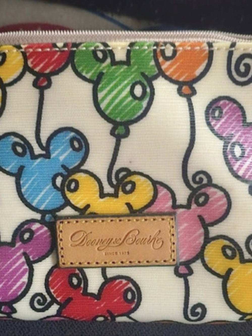 Dooney & Bourke Disney Parks Mickey Balloon Cosmetic Bag